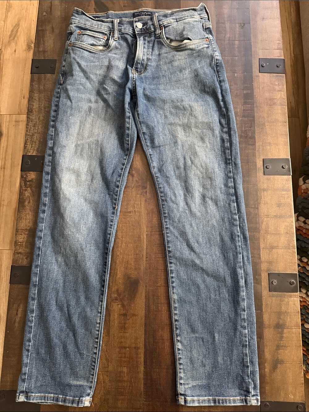 Lucky Brand Women's Light Blue Straight-Leg Jeans
